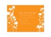 Field of Flowers - Tangerine - Multi-Purpose Card