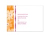 Captivating Floral - Tangerine - Multi-Purpose Card