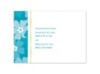 Captivating Floral - Malibu - Multi-Purpose Card