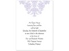 Decorative Damask - Iris - Multi-Purpose Card
