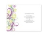 Watercolor Floral - Sangria - Multi-Purpose Card