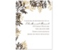 Flowing Leaves - Chocolate - Multi-Purpose Card