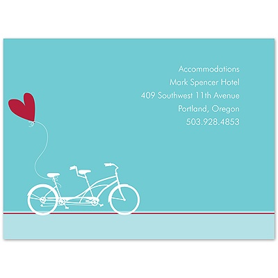 Bicycle Built For Two - Multi-Purpose Card