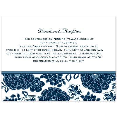 Floral Patterned - Peacock - Multi-Purpose Card