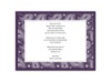 Perfect Paisley - Plum - Multi-Purpose Card