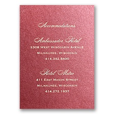 Garnet Shimmer in Foil Print - Multi-Purpose Card