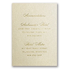Champagne Shimmer in Foil Print - Multi-Purpose Card