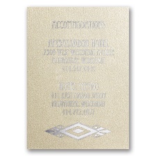 Art Deco Dazzle - Champagne Shimmer - Multi-Purpose Card
