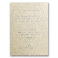 Classical Date - Champagne Shimmer - Multi-Purpose Card