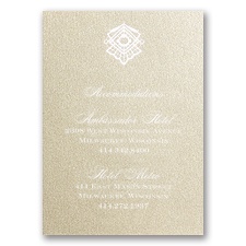 Luminous Lace - Champagne Shimmer - Multi-Purpose Card