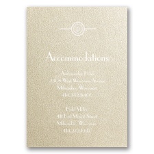 Wedding Radiance - Champagne Shimmer - Multi-Purpose Card