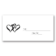 Bright White Design Choice Escort Card