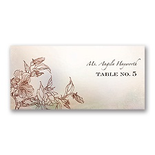 Vintage Style - Escort Card