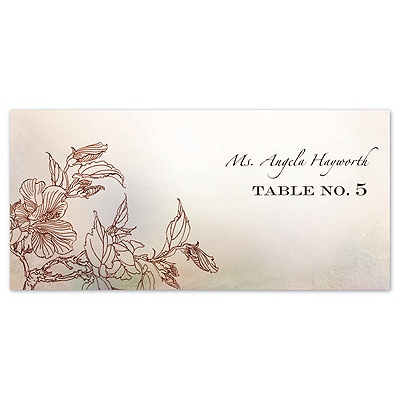 Vintage Style - Escort Card