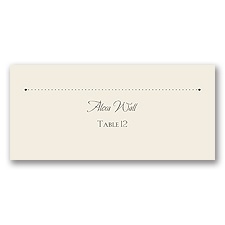 Dapper Day - Escort Card