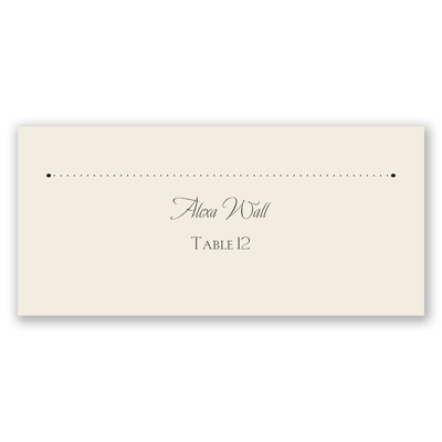 Dapper Day - Escort Card