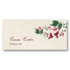 Blooming Beauty - Apple - Escort Card