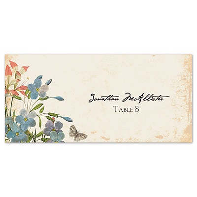 Natural Glade - Escort Card