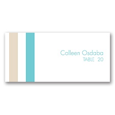 Sassy Stripes - Escort Card