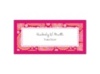 Perfect Paisley Duet - Watermelon- Escort Card