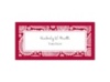 Perfect Paisley Duet - Apple- Escort Card