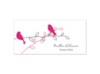 Love Birds - Watermelon - Escort Card