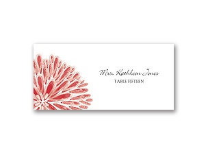 Burst of Color - Guava - Escort Card