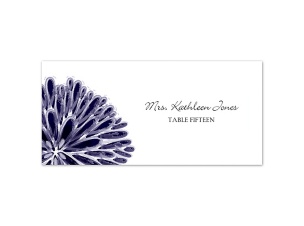 Burst of Color - Lapis - Escort Card