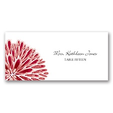 Burst of Color - Apple - Escort Card