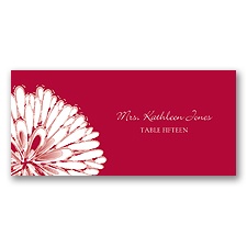 Burst of Love - Apple - Escort Card