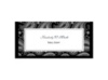 Perfect Paisley - Black - Escort Card
