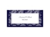 Perfect Paisley - Lapis - Escort Card