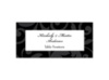 Treasured Jewels Pattern - Black - Escort Card