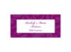 Treasured Jewels Pattern - Sangria - Escort Card