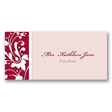 Forever Color - Apple - Escort Card