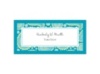 Perfect Paisley Duet - Malibu - Escort Card
