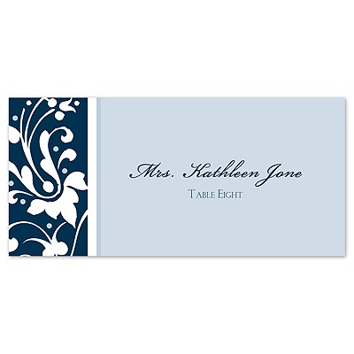 Forever Color - Peacock - Escort Card