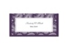 Perfect Paisley - Plum - Escort Card
