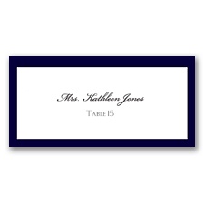 Colored Border - Escort Card