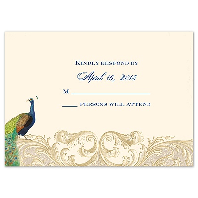 Golden Treasure - Response Card and Envelope