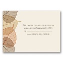 Lucent Leaves - Response Card and Envelope