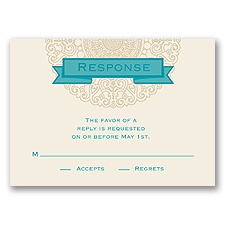 Shangri Love - Response Card and Envelope