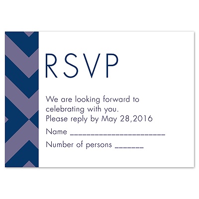 Center Stage - Response Card and Envelope