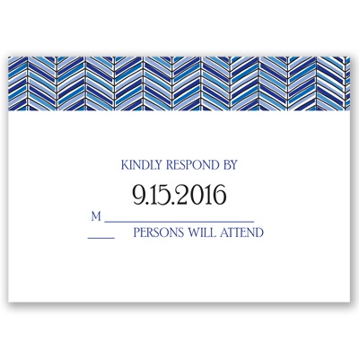 Wonderful Weave - Horizon - Response Card and Envelope
