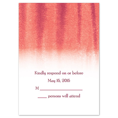 Splash - Apple - Response Card and Envelope