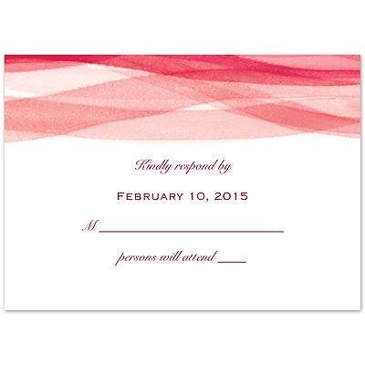 Entwined - Apple - Response Card and Envelope