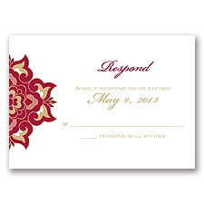Zen Zing - Response Card and Envelope