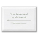 Sophisticated Border - Response Card and Envelope