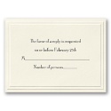 Sophisticated Border - Response Card and Envelope