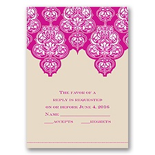 Mehndi Magic - Response Card and Envelope